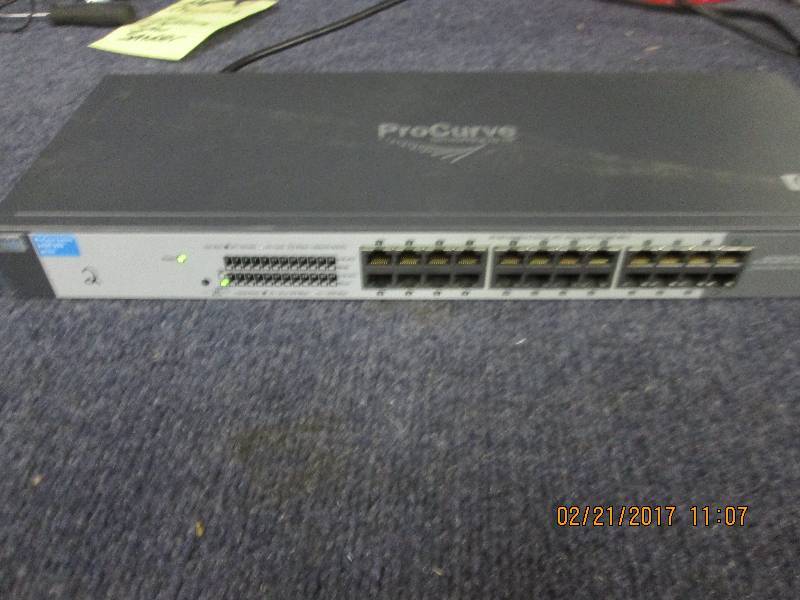 lot 152 image: procurve switch 1400-24g powers up ...