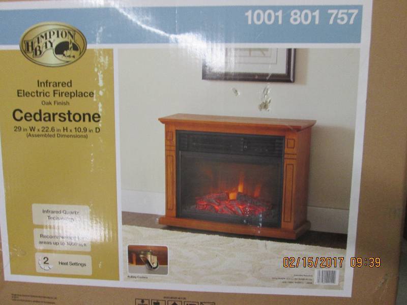 lot 19 image: infrared electric fireplace Cedarst...