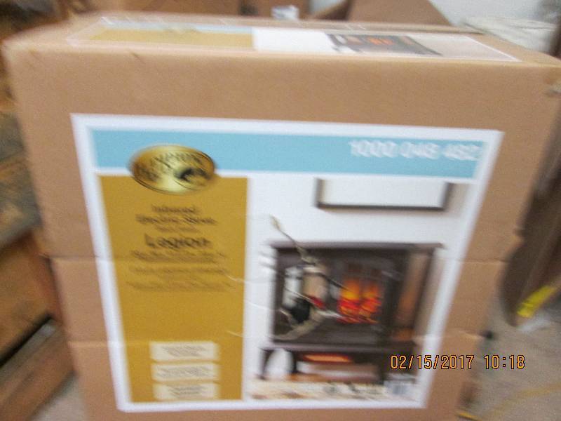 lot 29 image: Infrared electric stove (Legion) un...