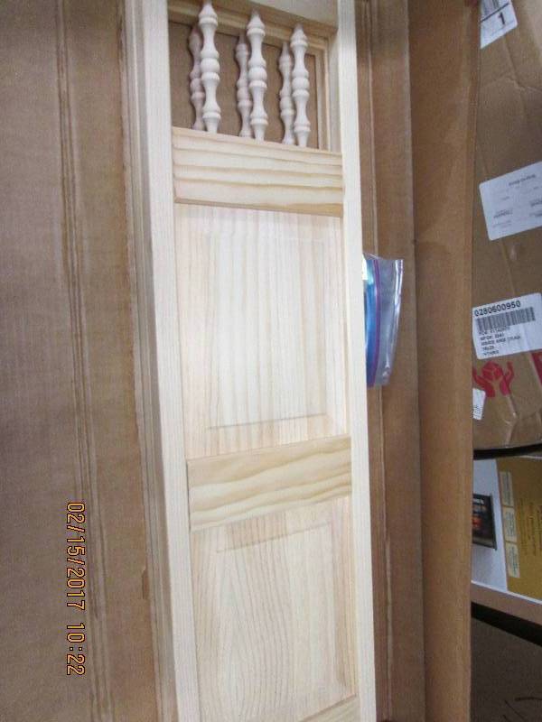 lot 30 image: 24in by 42in wood swing doors...