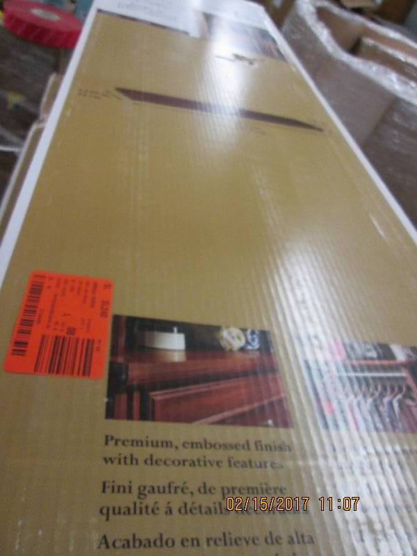 lot 48 image: closetmaid top shelve kit dark cher...