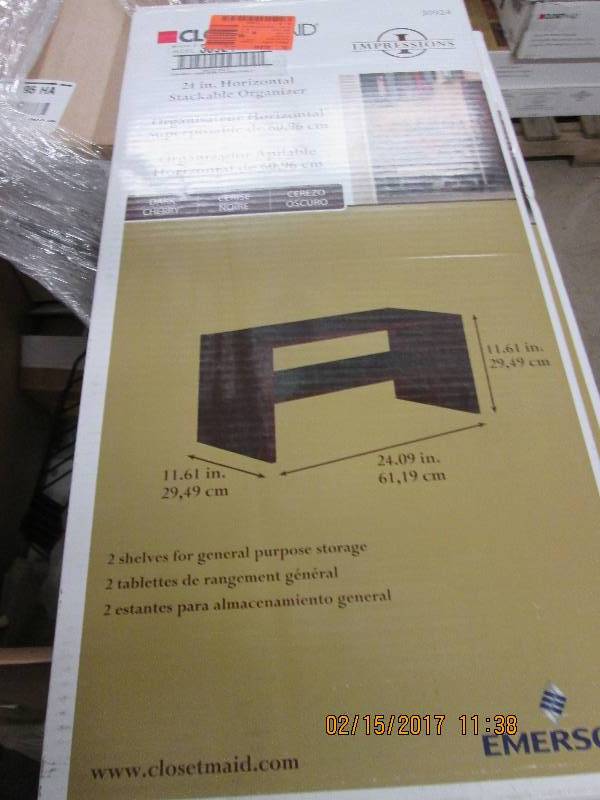 lot 64 image: Closetmaid 24in Horizontal stackabl...