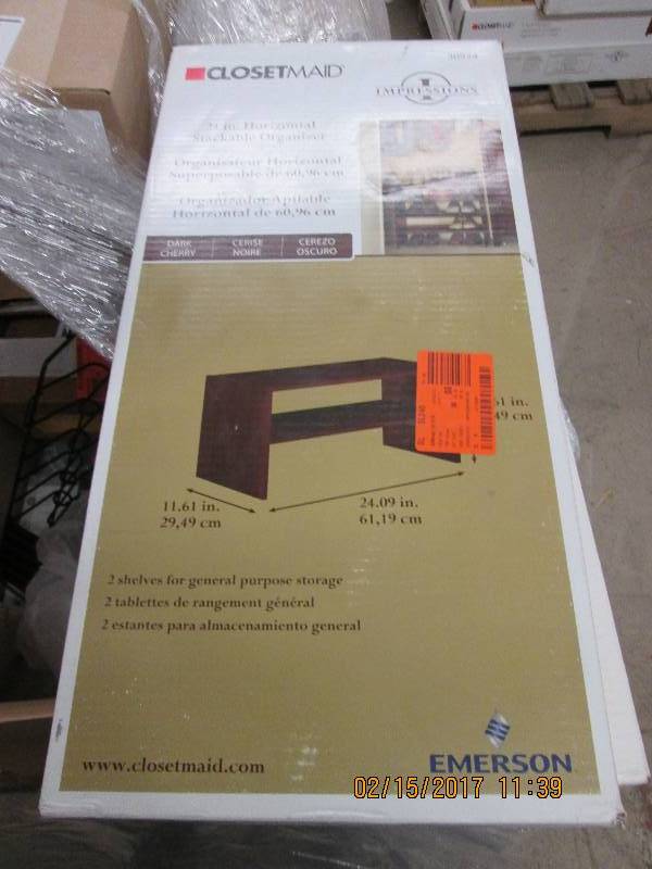 lot 67 image: Closetmaid 24in Horizontal stackabl...