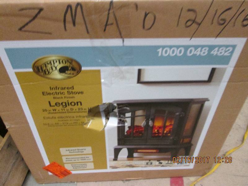 lot 84 image: Infrared electric stove (Legion) un...