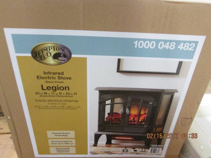 lot 104 image: hampton bay infrared stove legion t...