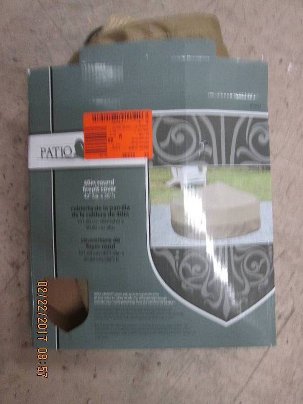 lot 154 image: 1 patio armour 40 round firepit co...