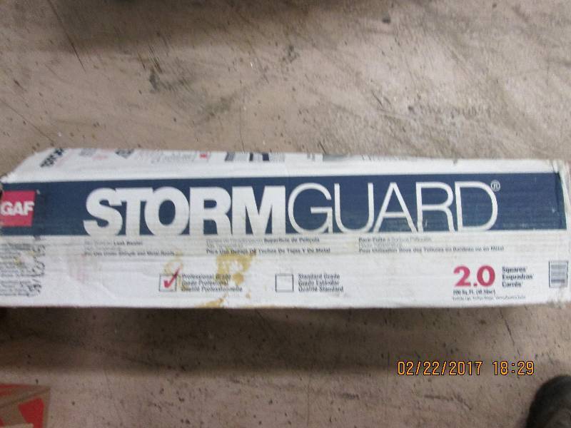 lot 181 image: storm guard 200sqft open box ...