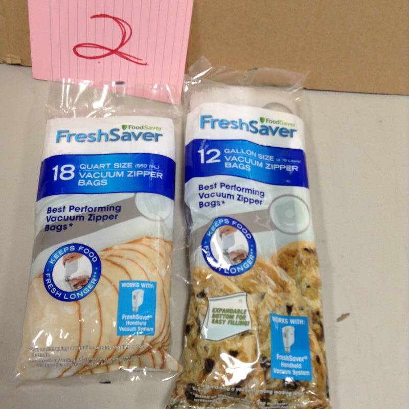 lot 2 image: Lot of 2 bag of Food Saver Vacumm zziper Bags