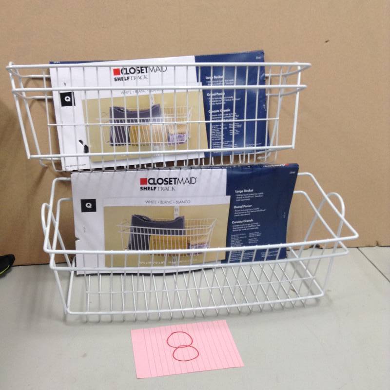 lot 8 image: Lot of 2 closemaid shelf track