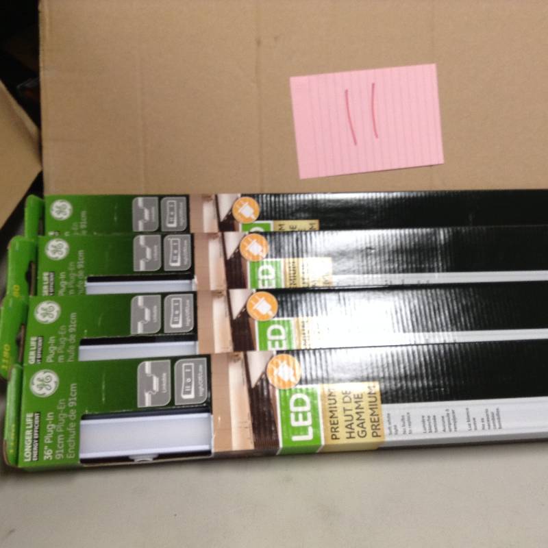 lot 11 image: Lot of 4 GE 36 in. Premium LED Linkable Under Cabinet Light  Model#  29664