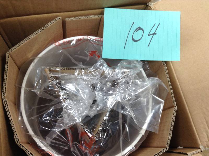 lot 104 image: Davis Adjustable Column Table Lamp - EbonyBrass - Threshold open box never used