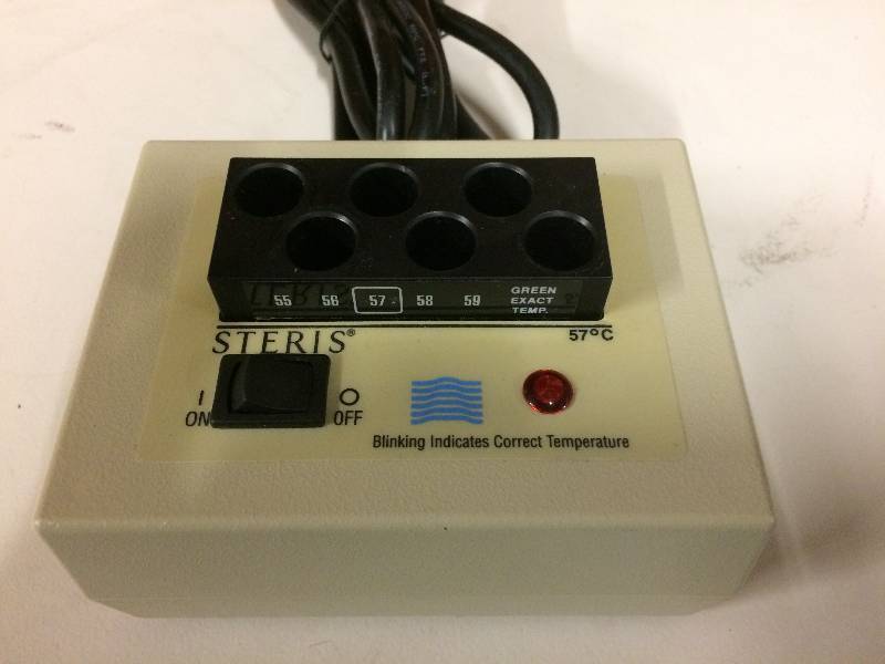 lot 27 image: Retails Used $250 Steris Verify Steam Warmer Biological Test Tube Incubator, 6 Well, S3271 - Nice Working Condition
