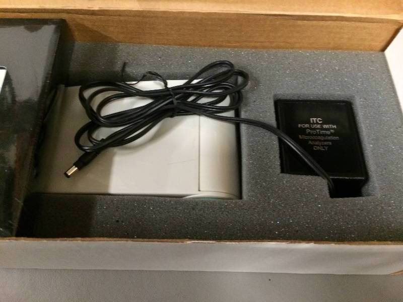 lot 78 image: Wow Used In Box ITC ProTime V2.03 IN-VITRO Diagnostic IVD INR Check Digital Microcoagulation System - Excellent
