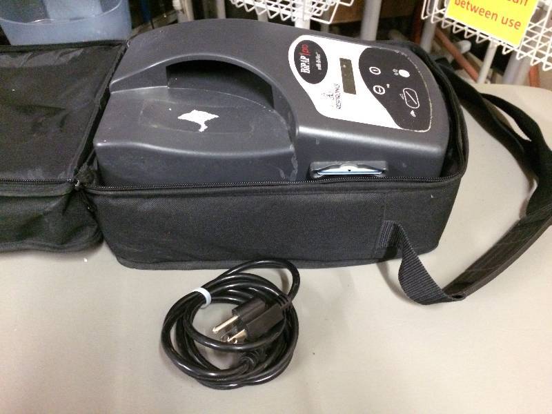 lot 82 image: Retails Used $400 Respironics BIPAP Pro with BIFLEX System, Power Supply, Travel Bag, and Instructional Manual Plus Extras - Super Condition