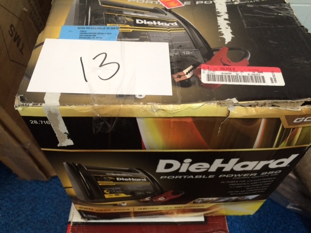 lot 13 image: DieHard Portable Power 950 Jump Starter & Compressor