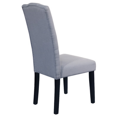 lot 22 image: 2x Brittany Tufted Parsons Chair
