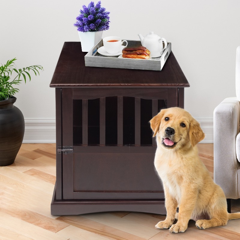 lot 47 image: Pet Crate End Table