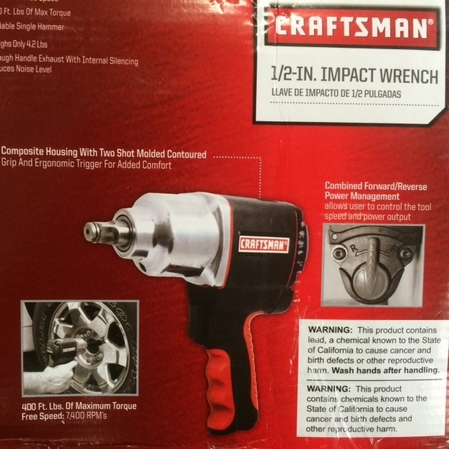 lot 14 image: Craftsman 12in. Impact Wrench
