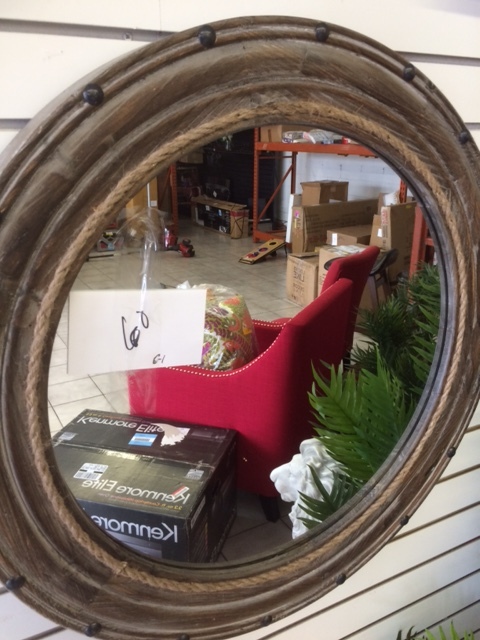 lot 60 image: Wall Driftwood Mirror