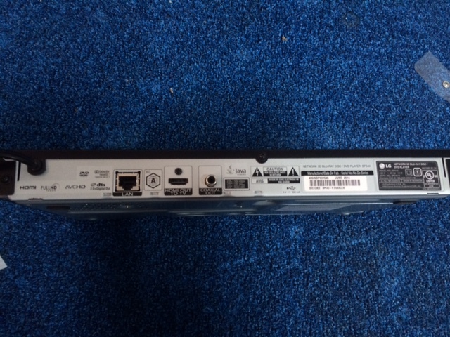 lot 79 image: LG Blu Ray 3D Player