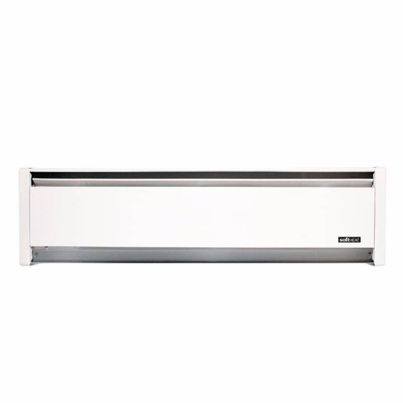 (2) Cadet SoftHeat 35 in. 500-Watt 240-Volt Hydronic Electric Baseboard Heater Right Hand Wire White
