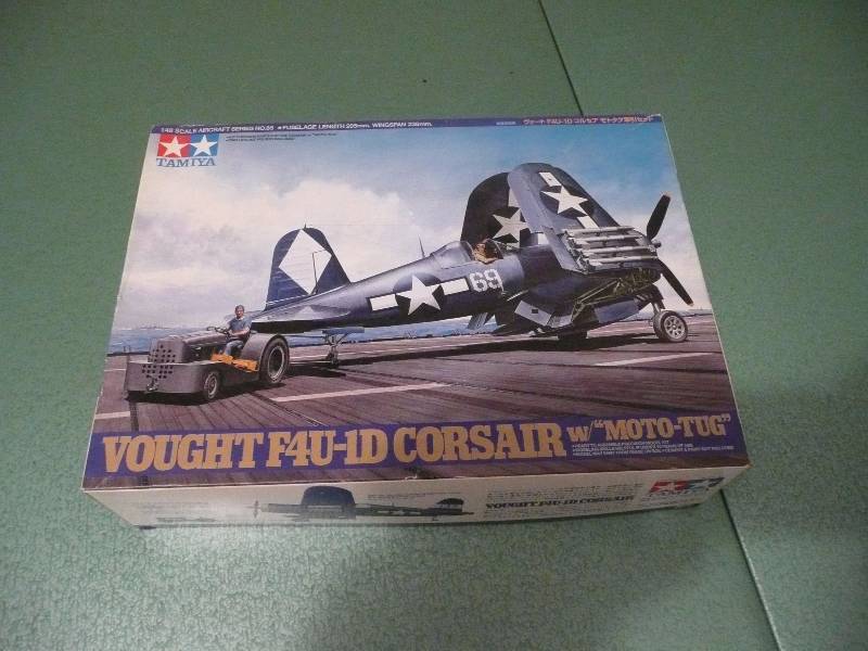 lot 37 image: Vought F4V-1D Corsair WMoto-Tug 148 scale