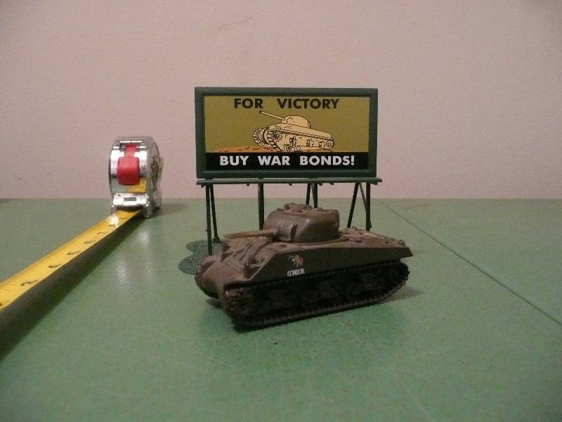lot 53 image: Buy War Bonds Billboard Display & Tank - See Pictures