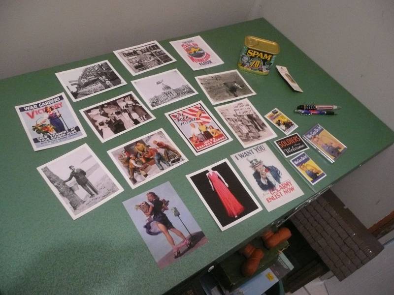 lot 82 image: Military Post Cards, Cigarette Case & More - See Pictures - Vintage