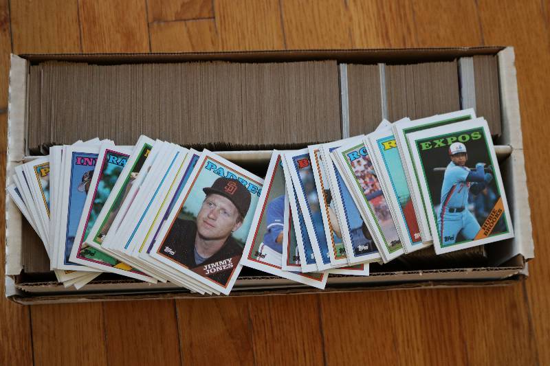 Box of 1988 Topps Baseball cards...