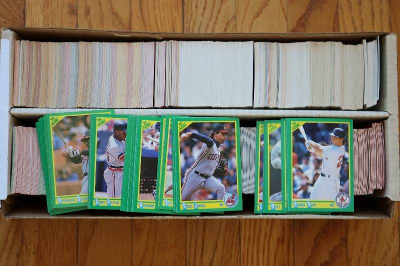 Box of 1988, 89, 90 Score baseball ...