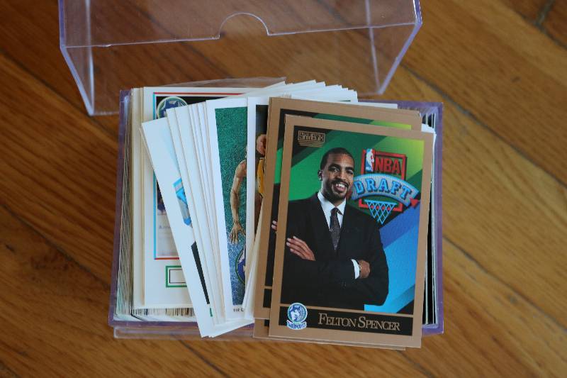 Box of Minnesota Timberwolves cards...