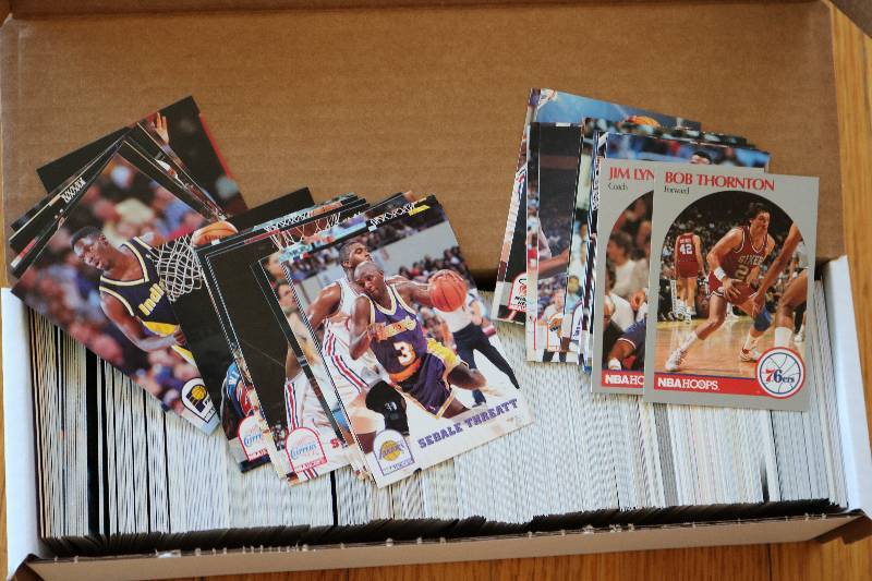 Box of Mixed basketball cards...
