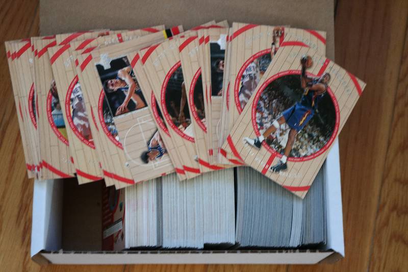 Box ofTopps Finest & Upper deck Har...
