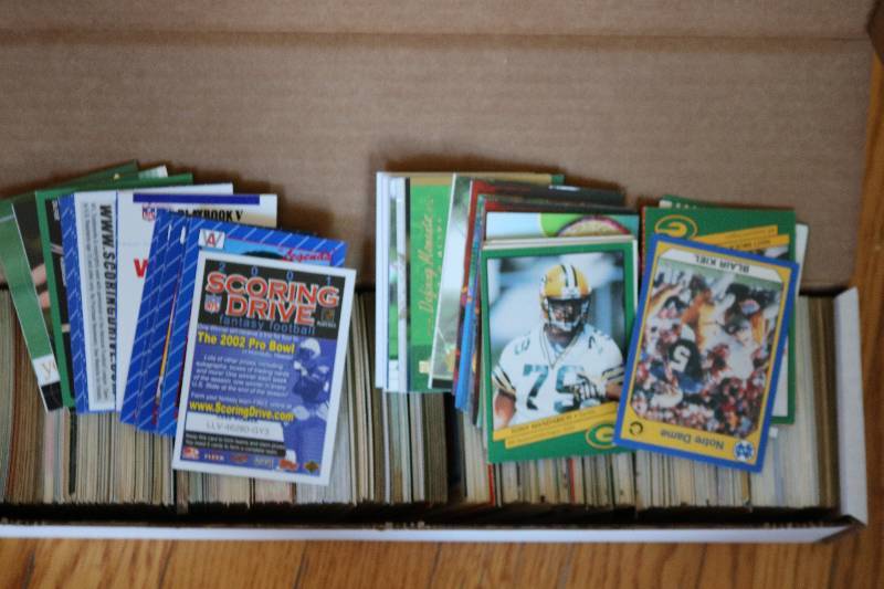 Box of Mixed sport cards...