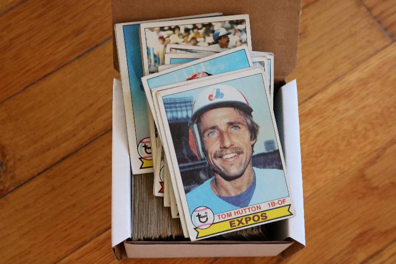 Box of 1979 Topps baseball cards...