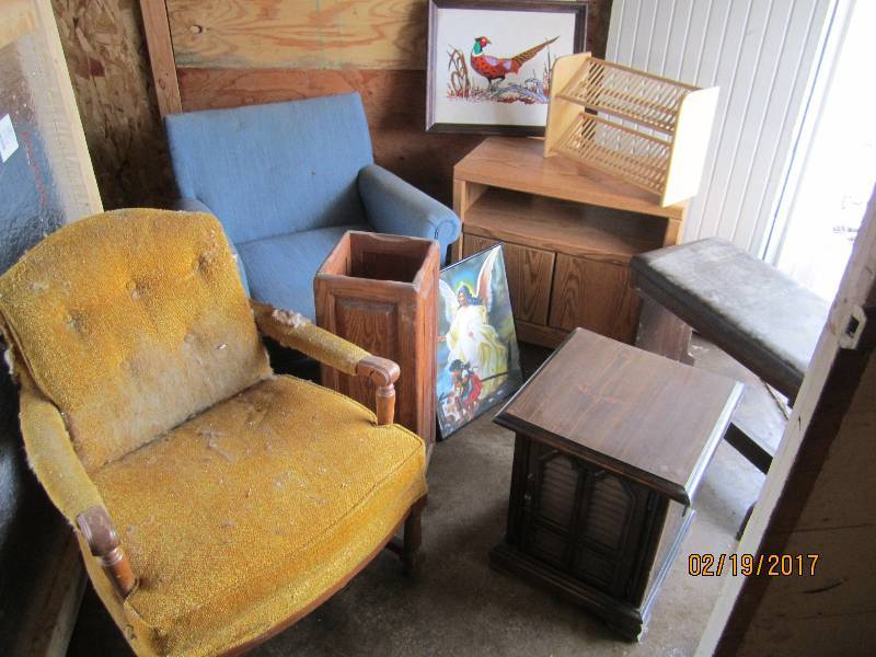 Nice assortment of furniture.  This...
