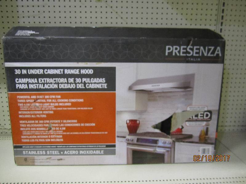 New Presnia stainless steel range h...