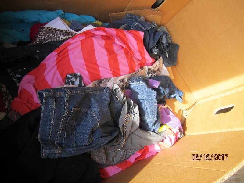 4 x 4 foot pallet heaped with mainl...
