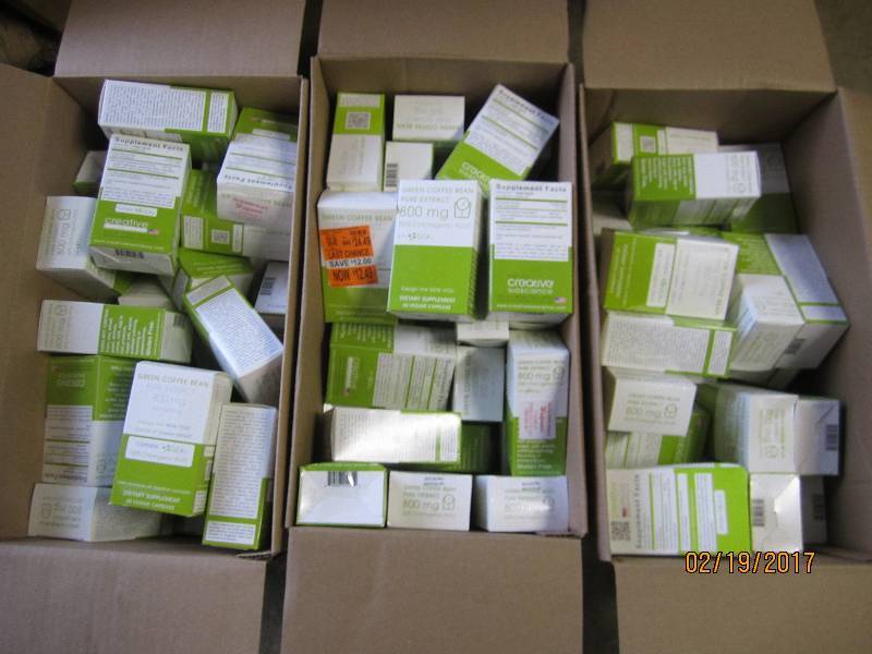 3 boxes of Green Coffee extract die...