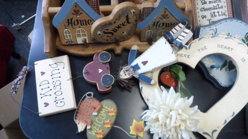 Huge lot Misc. Wood Decor