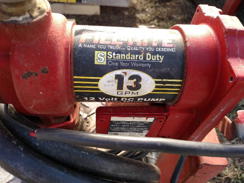 lot 13 image: Aluminum Fuel Tank with Fill-Rite 1...