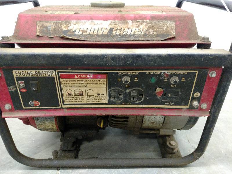 lot 35 image: All-Pro 2000 Watt Generator, Turns ...