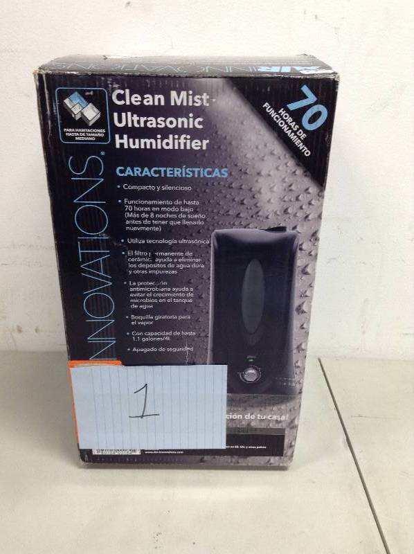 Innovations Clean Mist Ultrasonic Humidifier