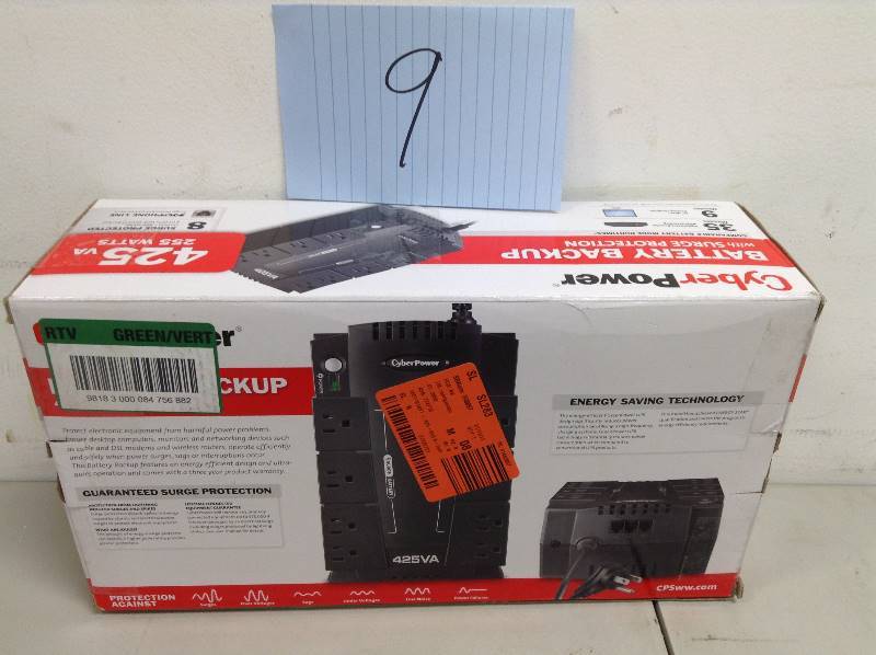 Cyber Power Battery Backup never used
