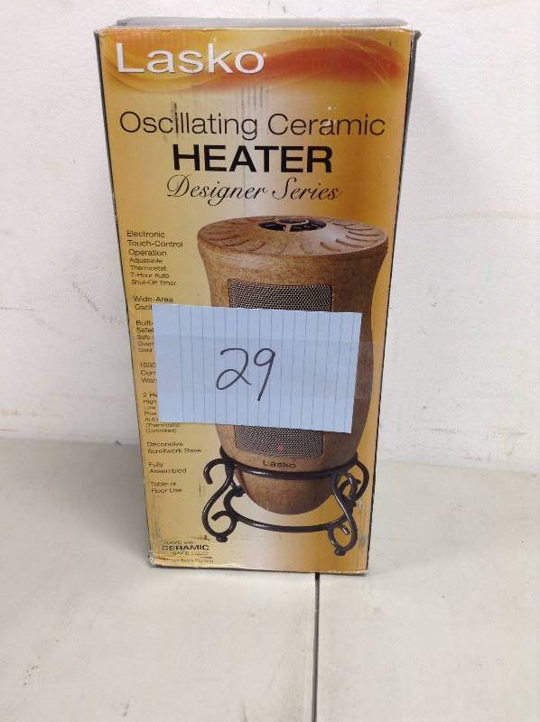 Lasko Oscillating Ceramic Heater Designer Series