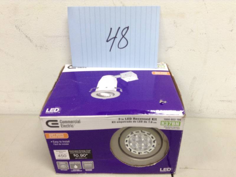 Commercial Electric 3in LED Recessed Kit