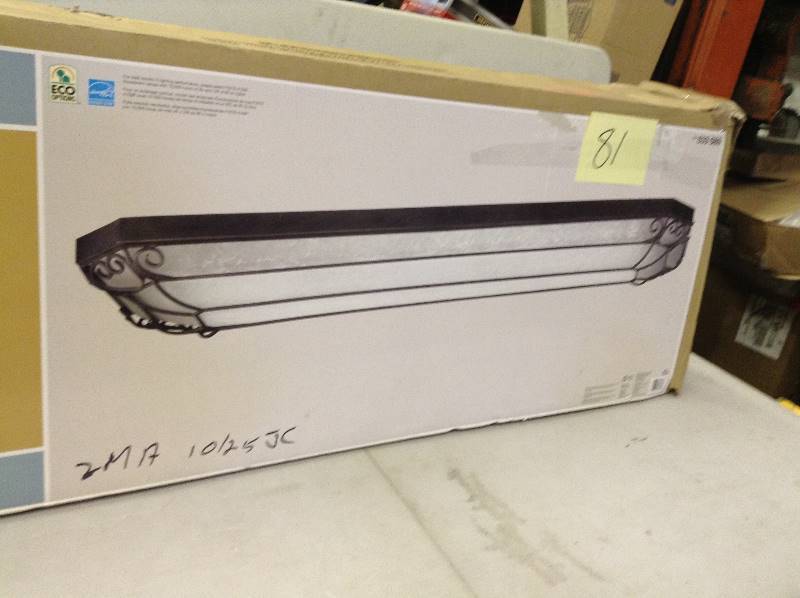 Hampton Bay Saguro 4-Light Russet Fluorescent Ceiling Flushmount