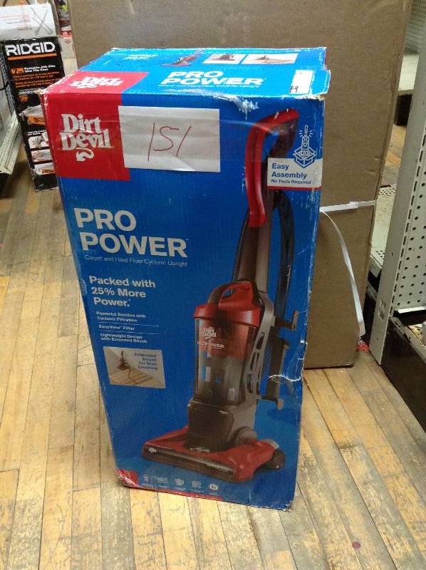 Dirt Devil Pro Power Carpet and hand floor cyclonic Upright