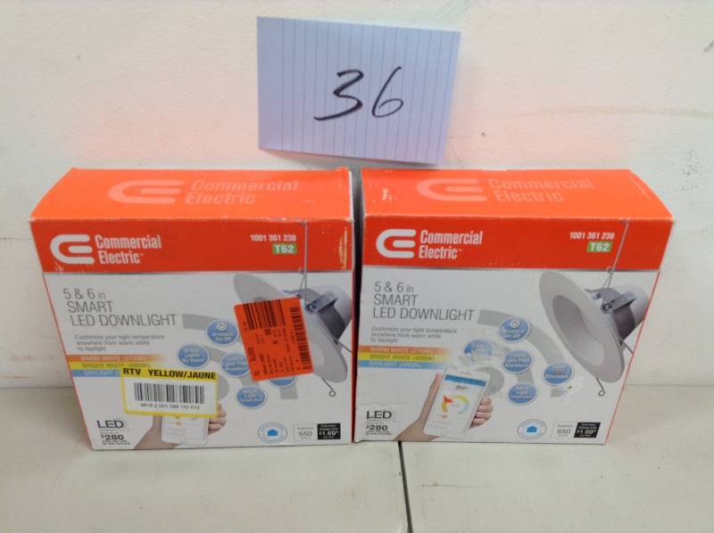 Commercial Electric 5 & 6 Smart LED downlight