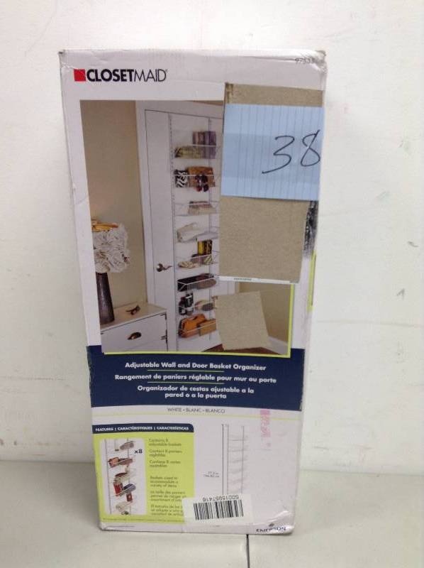 Closetmaid adjustable Wall and Door Basket Organizer